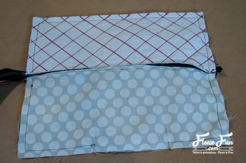 sewing the outer edges. Love this Quilted Leather Clutch Tutorial! it looks simple to make and so chic! I want to sew this.