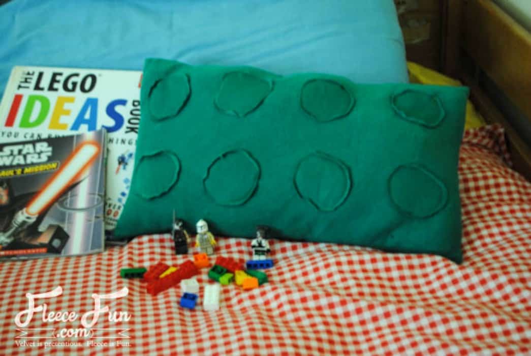 Lego Brick Inspired Pillow Tutorial