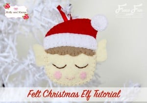 Molly and Mama's Felt Elf Tutorial for Fleece Fun