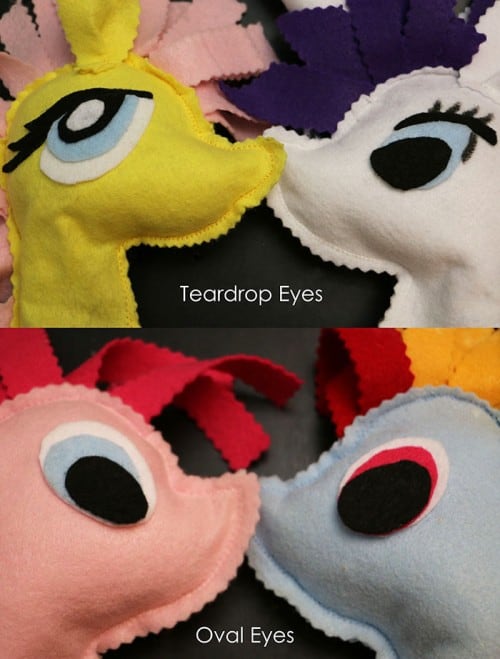 Making the Pony eyes