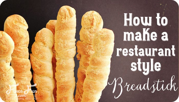 Restaurant Style Breadsticks Recipe Tutorial