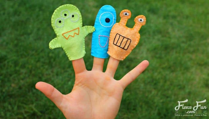Monster Finger Puppets Tutorial
