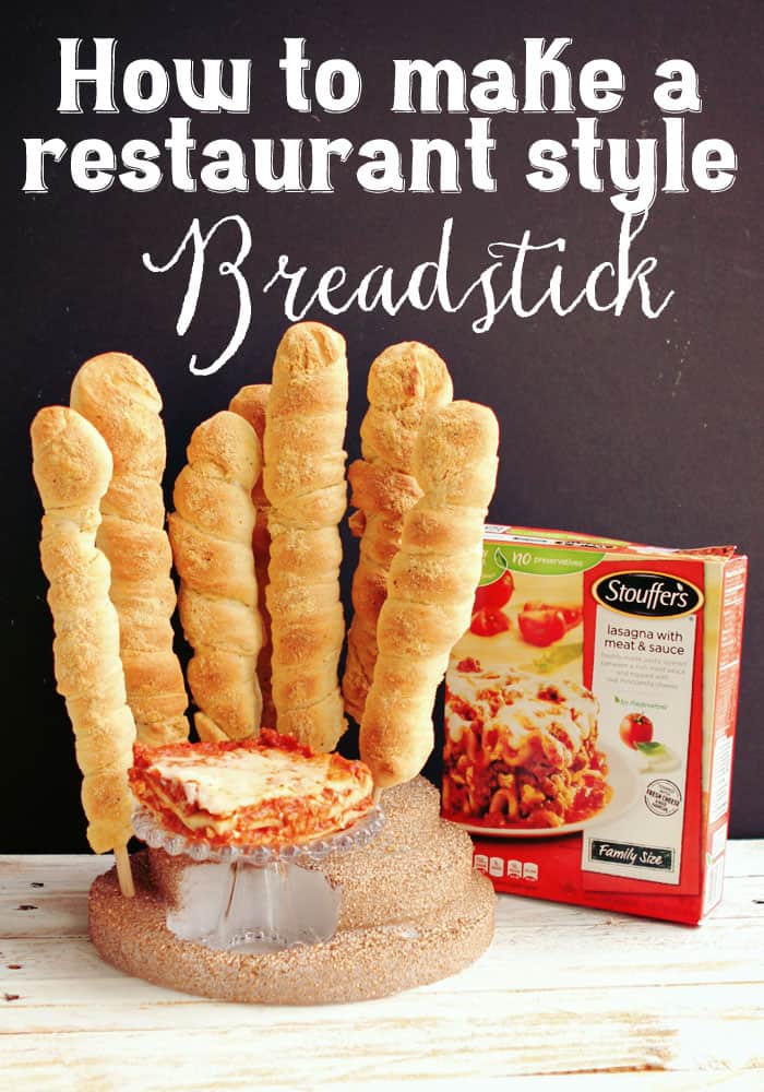 Oh my gosh! These can be made in an hour. This breadstick recipe looks really easy to make and I love her display suggestions. I want to try this.