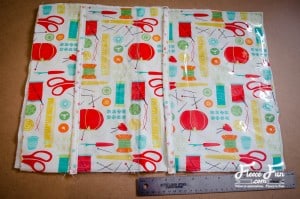 creating pockets. I love this Craft room hanging organizer. The sewing instructions are clear and easy to follow. I think I will make it in the colors to go with my sewing space. Great DIY.