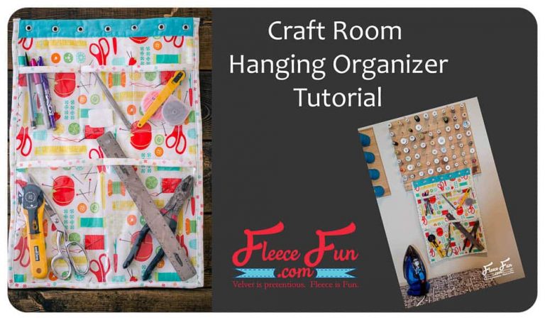Craft Room Hanging Organizer Tutorial