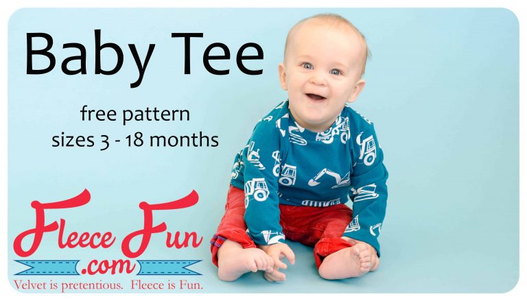 Baby Tee Free Pattern and Tutorial