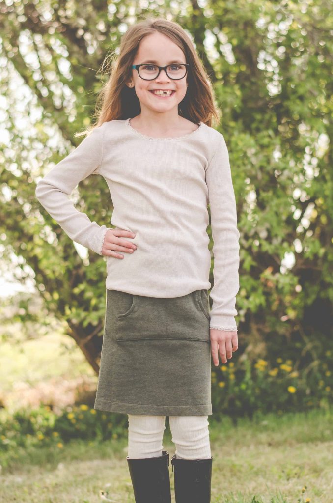 I love this upcycled skirt sewing tutorial! This looks perfect for fall and a great way to save money on back to school clothing. This would look so cute with leggings and a great way to keep warm and still be stylish. This is a great DIY idea for my little girl!