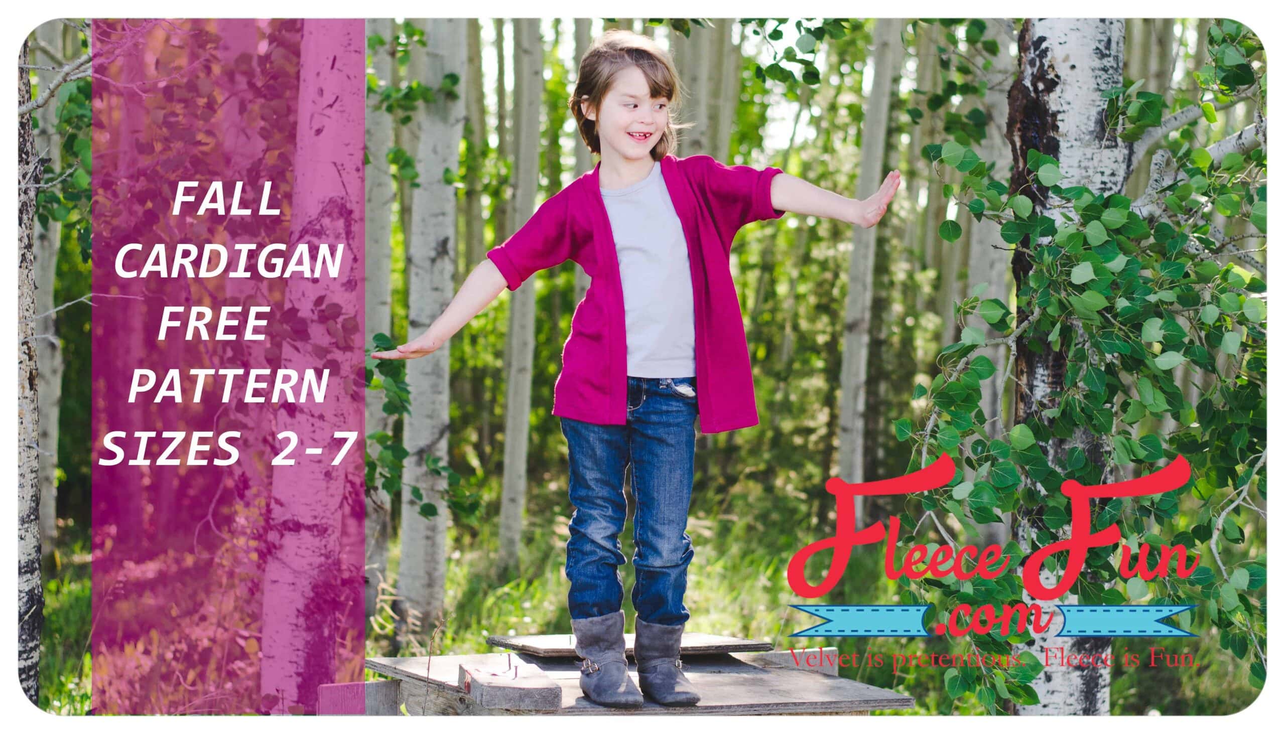 CARDIGAN FOR GIRLS TUTORIAL (FREE PATTERN)