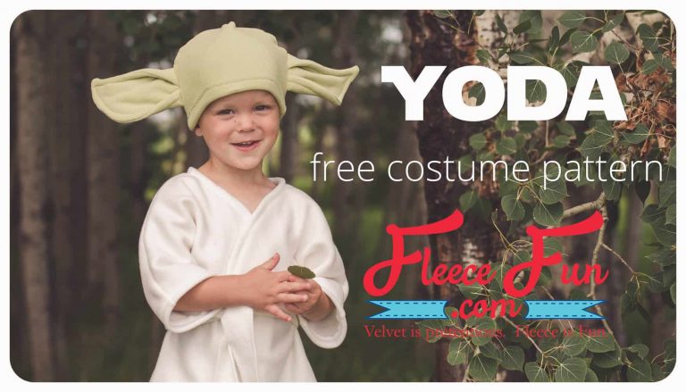Yoda Costume Free Pattern and Tutorial