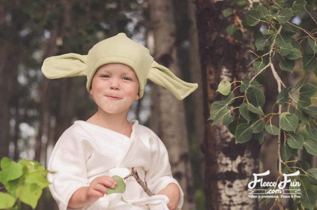 This Yoda Costume tutorial helpful it is. Comes with easy to follow step by step instructions and a free sewing pattern for this quick sew.