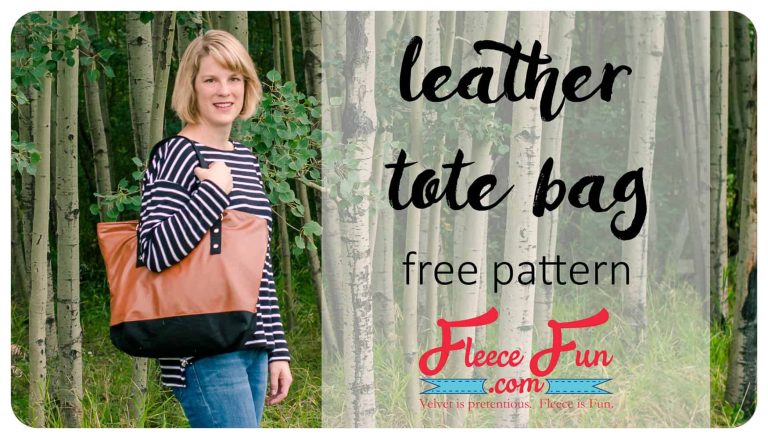 How to make a Leather Tote Bag (Handmade Gift Idea)