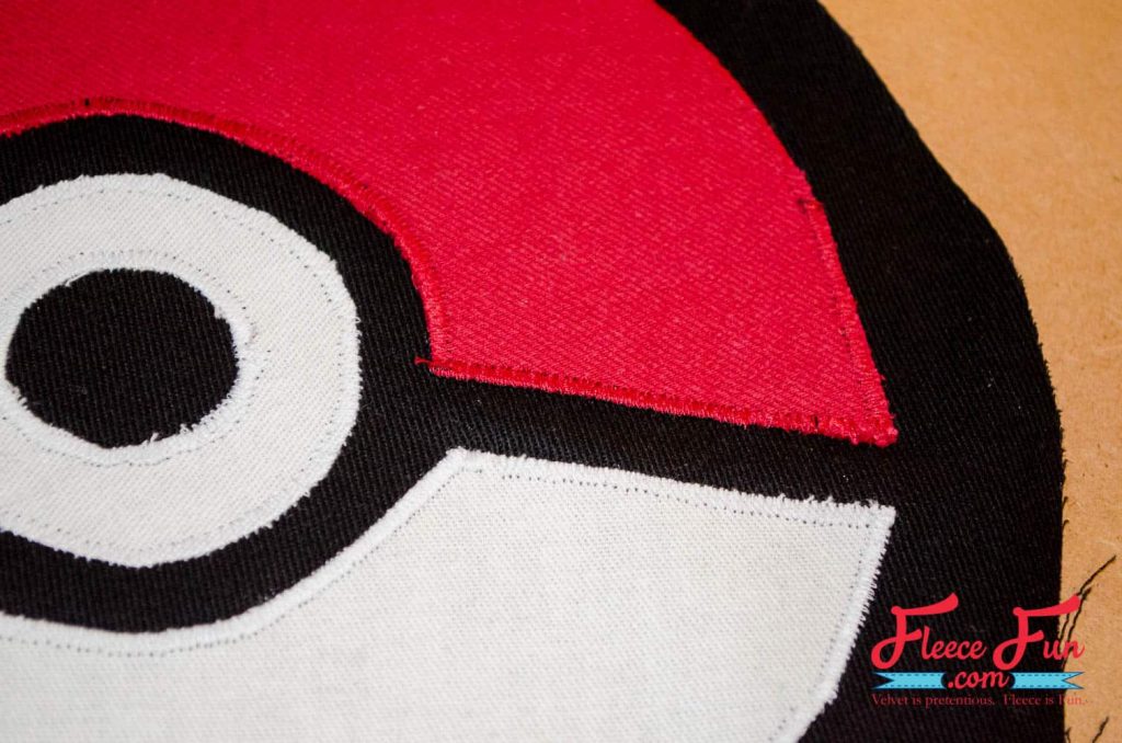 sewing the pieces together. This cute Pokeball backpack tutorial is so cute! This is perfect for my little Pokemon Go lover. Fun sewing DIY idea.