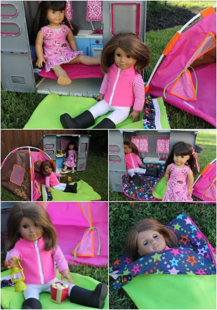 American Girl Doll Sleeping Bag Tutorial Handmade Gift Idea