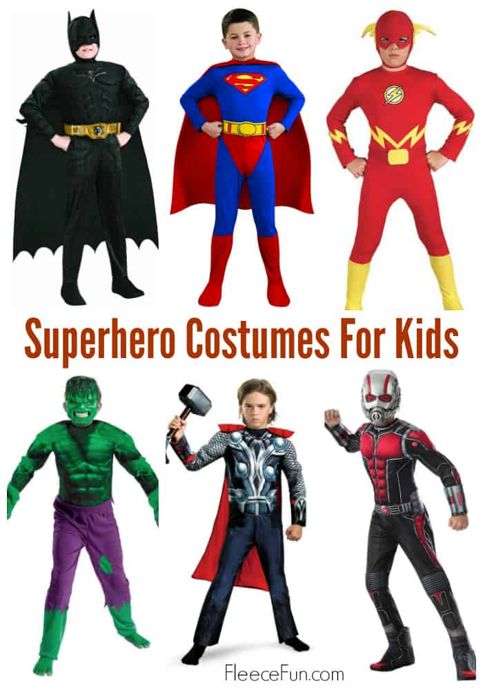 Super Hero Costume Ideas for Kids! ♥ Fleece Fun