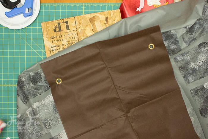 adding grommets