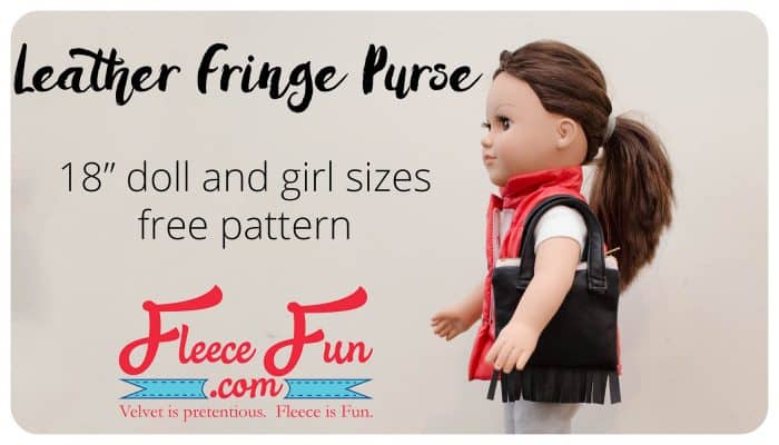 Dolly and Me Purse with Leather Fringe Free Pattern