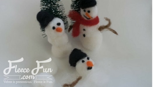 How to make a Snowman Ornament