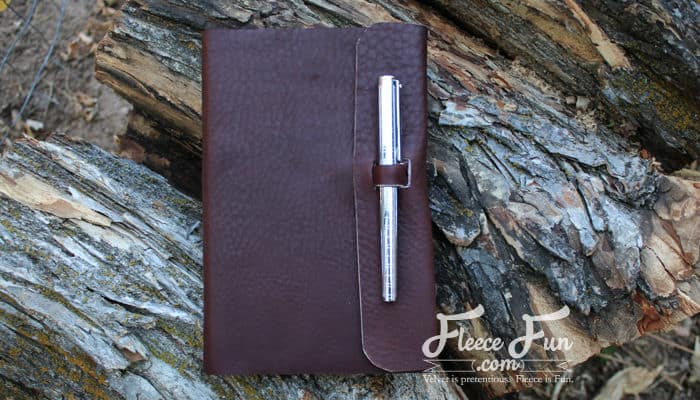 make a Leather Journal (handmade gift DIY)