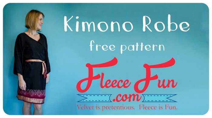 Ladies Kimono Robe Tutorial (free pattern)