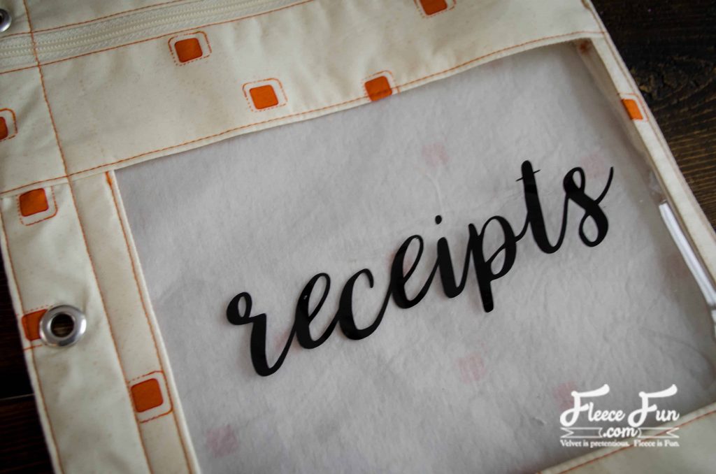 appplying lettering. I love making this binder! This DIY Binder Pouch is your new secret weapon. It sews up fast, uses scrap fabric (win!), and snaps right into your binder with grommets or buttonholes. It’s perfect for organizing receipts, office supplies, or school stuff—and bonus points for making your binder actually look cute. Grab the free step-by-step tutorial