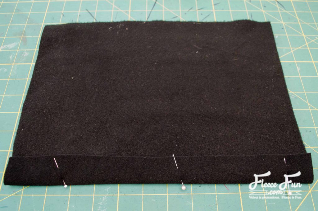 Assembling and stuffing the deer head pillow with fleecefun’s free tutorial