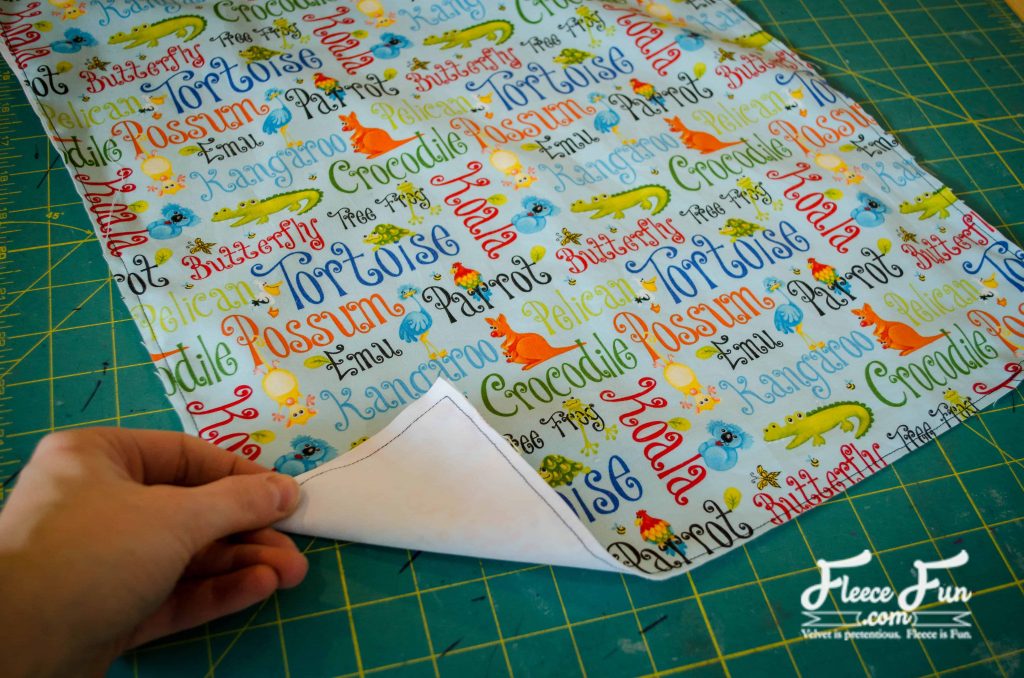 begin sewing. I love this sewing project for babies. This diaper changing mat is simple to make and the perfect addition to any diaper bag or purse! fleece fun waterproof change mat tutorial
