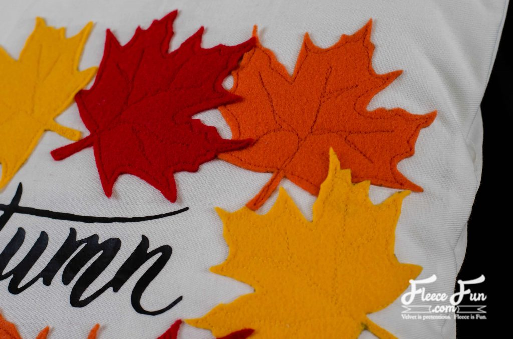Fall Leaves Pillow Tutorial and Free Pattern