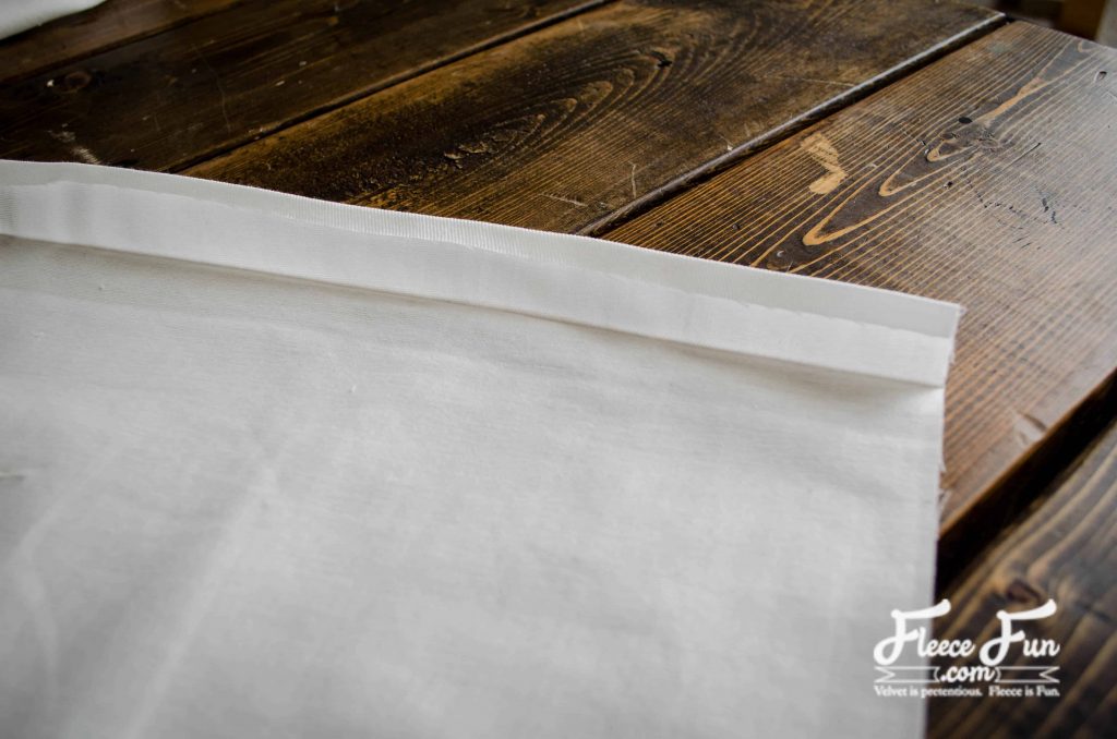 create a hem.
