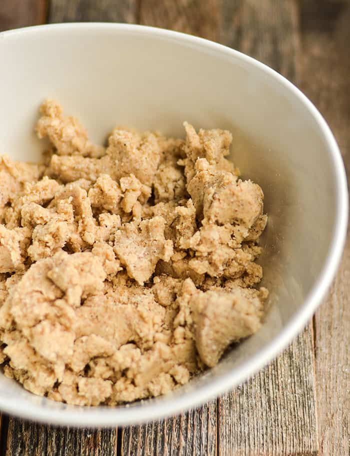Mixing the dough ingredients. This Spiced Shortbread Cookies is perfect for the holidays—rich, buttery, warmly spiced, and easy to make from a free recipe.