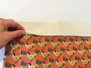 clipping the corners.