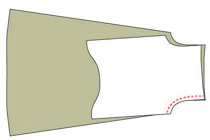 Beginning to sew the Princess Leia dress using fleecefun free template and tutorial