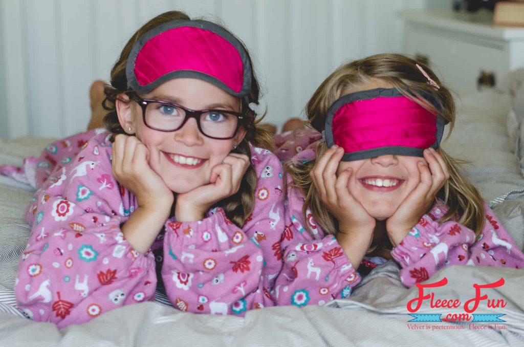 DIY soft and comfy sleep mask using fleecefun's free pattern and step-by-step guide.