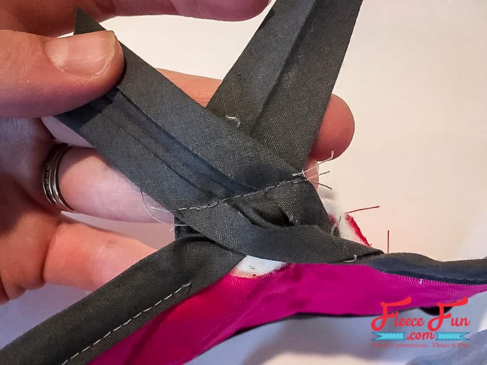 Stitching a cozy DIY sleep mask with fleecefun’s easy step-by-step instructions.