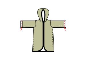 finishing the robe
