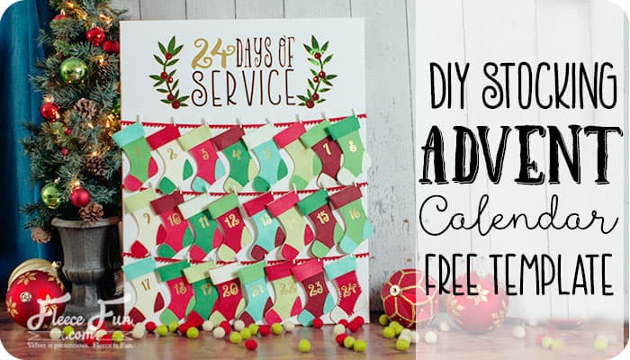 Christmas Advent Calendar DIY Tutorial