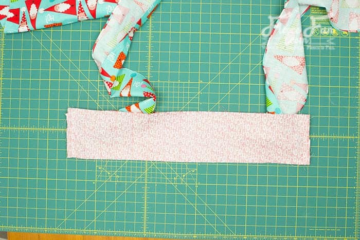 Sew either side with a .5 inch seam allowance