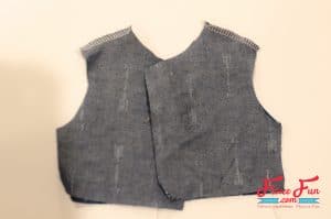 This sewing project for a Chambray Party Dress for 18" Doll Free Pattern is perfect for your American Girl Doll. The free pdf sewing pattern is easy to download.
