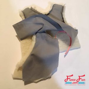 lining up the shoulder seams