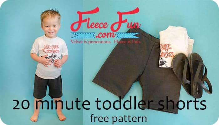Free Shorts Pattern For Toddlers (easy sew)