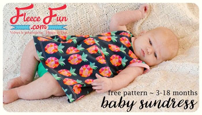 Baby Sundress Tutorial (Free Pattern) Easy to Sew