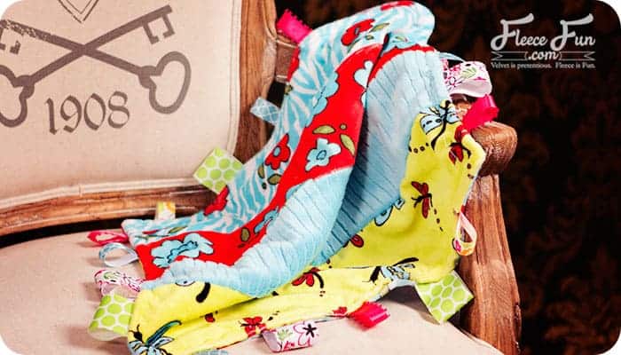 Baby Tag Blanket Tutorial Easy Handmade Shower Gift