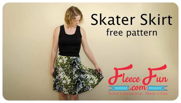 Make a Skater Skirt DIY Pattern  tutorial  Sew Guide
