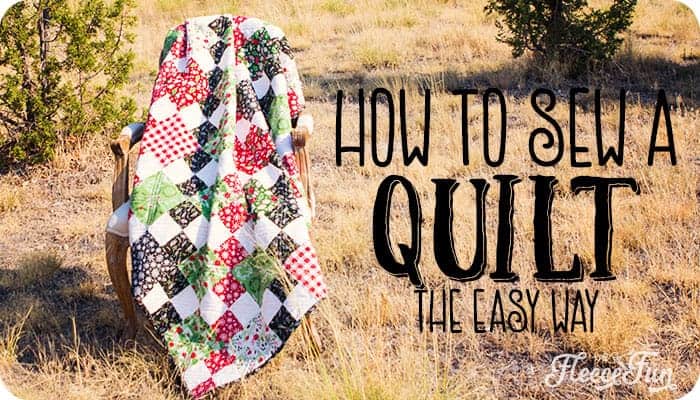 How to Sew a Quilt (the Easy Way) with Cricut and Riley Blake