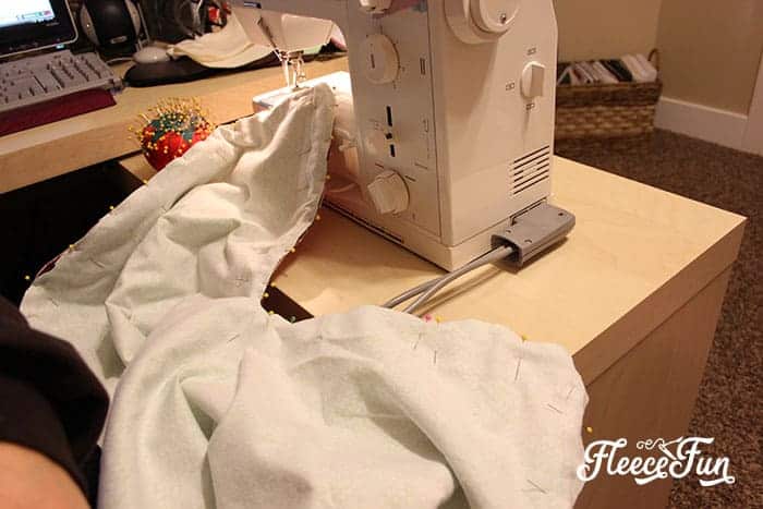 pinning the lining