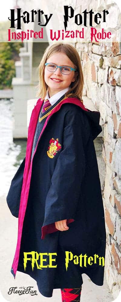 Harry Potter Robe Pattern Free Diy Fleece Fun