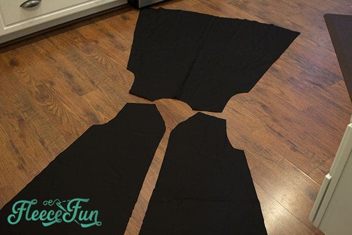 Sew the Harry Potter robe fleecefun free template and tutorial