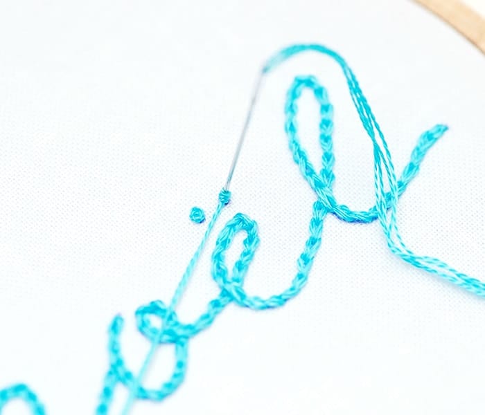 making two french knots