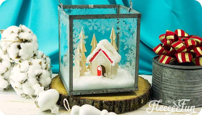 Christmas Terrarium DIY with Cricut Maker