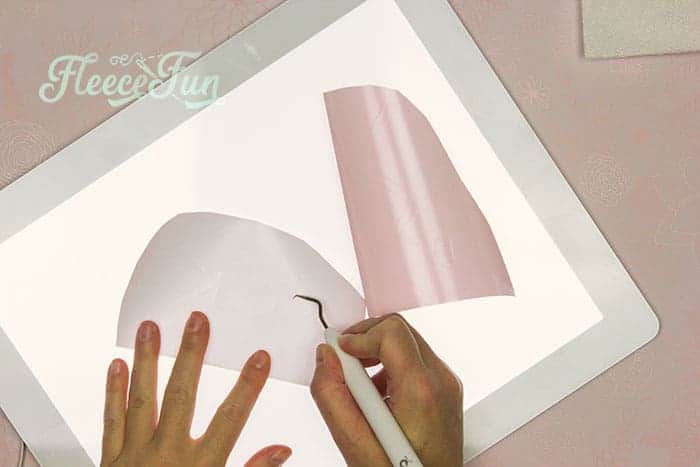 Step-by-step guide to crafting window cling designs for your Christmas terrarium using fleecefun's free tutorial.