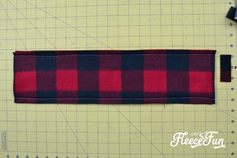 pin and sew the longer sides
